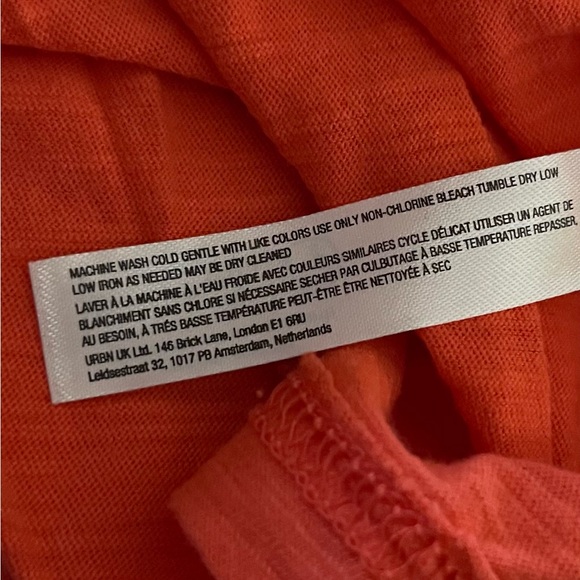 NWT Anthropologie Daily Practice Red Sleeveless Midi Dress - Picture 8 of 8